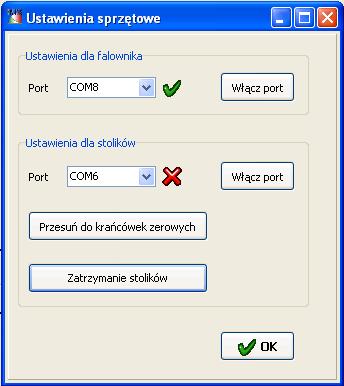 IV. OPIS DZIAŁANIA PROGRAMU HOT-WIRE TURBULENCE MEASUREMENT SYSTEM (HWTMS) Program Hot-Wire Turbulence Measurement System (HWTMS) służy do sterowania stanowiskiem do badania struktur turbulentnych
