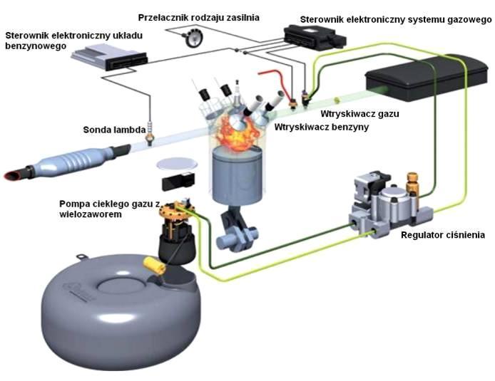 W Polsce, która wyprzedzając Turcję i Włochy należy do czołówki krajów Europy wykorzystujących autogaz stosowane są przede wszystkim instalacje wykorzystujące płynną mieszaninę propanu i butanu,