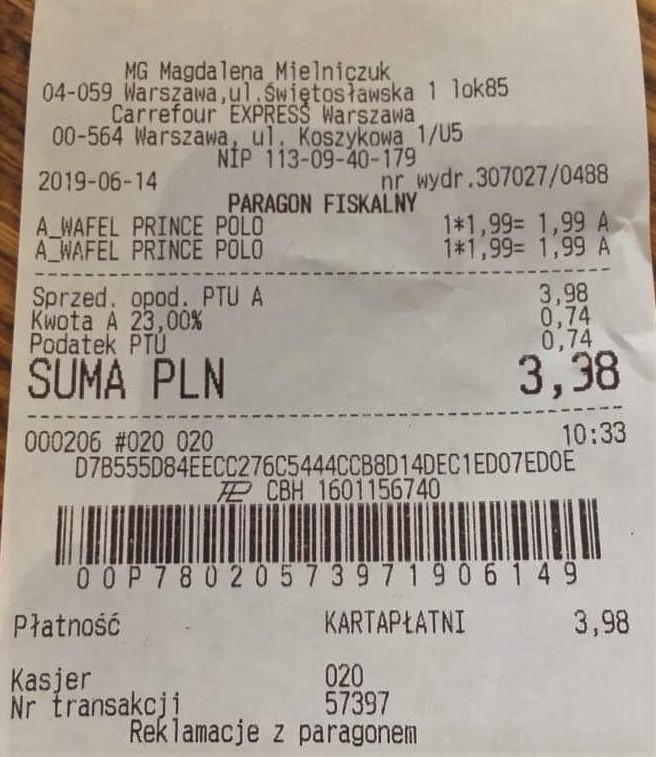ZAŁĄCZNIK NR 2 do regulaminu konkursu Letni relaks z Carrefour