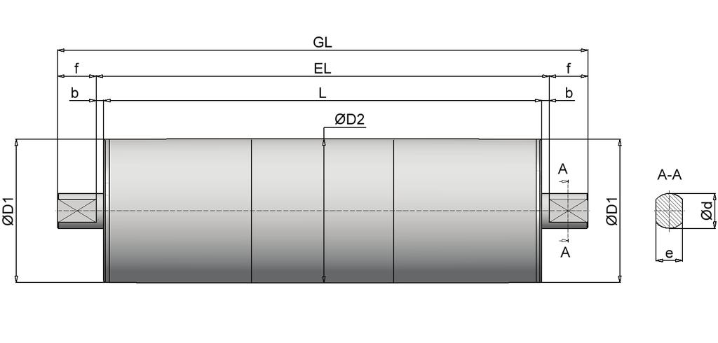 Trommelmotor / Elektrob ben Typ TM 165 (Standard) Ko cówka k towa Wersja B Puszka elektryczna z zaciskami wersja A Ko cówka ruchoma Wersja C Ko