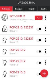 REJESTRACJA (PAROWANIE) STEROWNIKA SLR-22 W SYSTEMIE EXTA LIFE W celu zarejestrowania sterownika SLR-22 w systemie konieczne jest podłączenie kontrolera exta life oraz zainstalowanie aplikacji