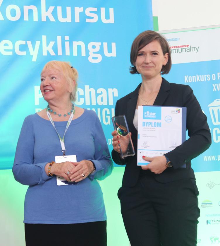 Październik 2017 Puchar Recyklingu nagroda główna ENVICON Najlepsza