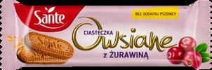 Klasyczne Ciasteczka Owsiane z Żurawiną