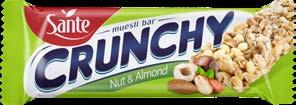Baton Crunchy Żurawina Malina z Podlewą