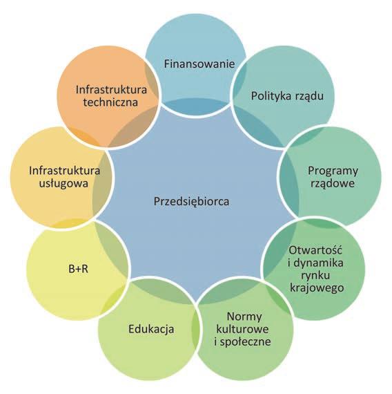 Rozdział 3 Uwarunkowania przedsiębiorczości (National Expert Survey) Jednym z elementów projektu GEM jest badanie wpływu otoczenia na funkcjonowanie przedsiębiorstw w Polsce.