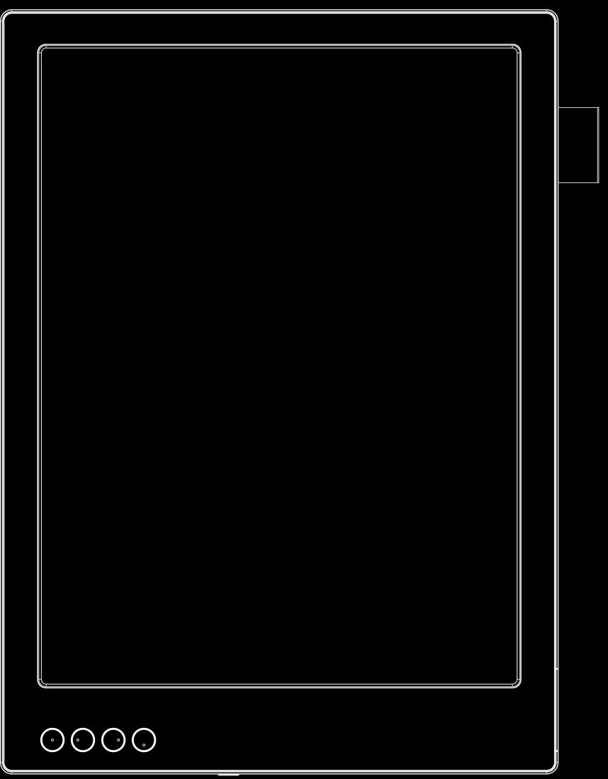 4. Budowa czytnika Przód uchwyt MENU Wste.