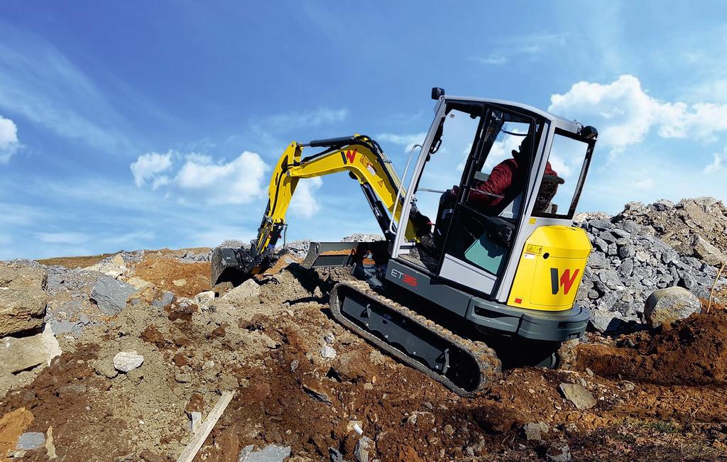 Wysoka indywidualizacja na pozio mie fabrycznym dzięki licznym opcjom jak hydrauliczny kciuk, do 4 dodatkowych obwodów sterowania itp.