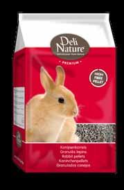starsze króliki: Starsze króliki mają tendencję do przybrania na wadze. Deli Nature (Dwarf) Rabbits Sensitive zapewnia kontrolę wagi starszych królików.