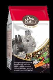 Deli Nature 5 * (Karzełek)jest również odpowiedni dla starszych królików, ponieważ mają tendencję do przybrania na wadze. 2.