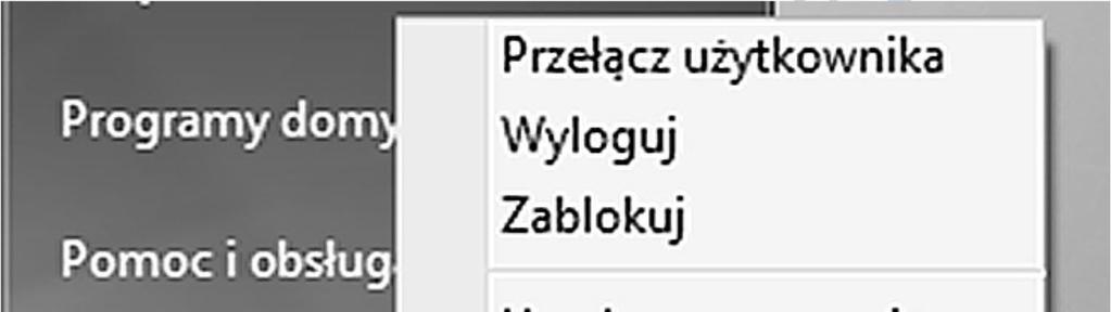 Prawidłowe wyłączanie komputera Po zakończeniu korzystania z komputera, jeśli nie zamierzamy przez dłuższy czas z korzystać z niego, należy go wyłączyć we właściwy sposób.