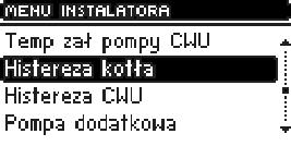 DEFRO RU2zPID instrukcja obsługi III.h) Temperatura załączenia pompy C.O. Opcja ta służy do ustawiania temperatury załączenia pompy C.O. (jest to temperatura mierzona na kotle).