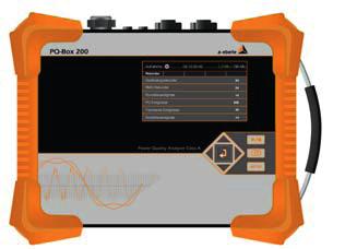 Dane techniczne nalizator jakości energii / Rejestrator stanów niustalonych Model PQ-Box 200 Rejestracja zdarzeń Ocena jakości energii elektrycznej zgodnie z normą EN50160 i IEC61000-2-2 (2-4) oraz