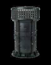 16 SYSTEM AERECO VBP HIGRO NIE P O D L E G A A+ A B C D E F G VBP Nasada wentylacyjna niskociśnieniowa zakres przepływu 0 400 m 3 /h Montaż na zewnątrz budynku. Energooszczędna i cicha praca.