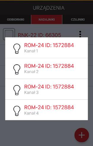 zasilone i sparowane z kontrolerem, - nadajniki, które chcemy zdalnie dopisać do odbiorników także muszą być sparowane z kontrolerem, - w jednym kroku da się zdalnie dopisać tylko jeden nadajnik do