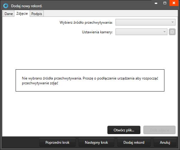 2. Zdjęcie A. Wybierz źródło, którego chcesz użyć z rozwijanego menu.