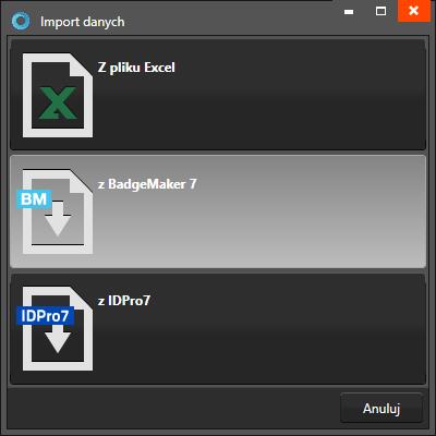 5. Import danych z Excela lub pliku CSV Import danych jest możliwy na dwa sposoby: 1. Import danych z pliku CSV/Excel.