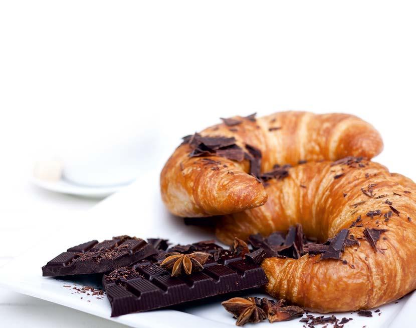 cukiernicze Ciasto półfrancuskie croissant Mieszanka do wyrobu pieczywa półfrancuskiego. PN 0081800 Cechy produktu: mieszanka zapewnia doskonały smak, idealny kolor i wspaniały aromat.