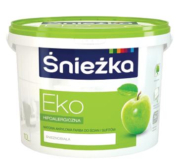 7 49,99 Farba strukturalna BARANEK 5 l biała, do ścian i sufitów, zapewnia dobre