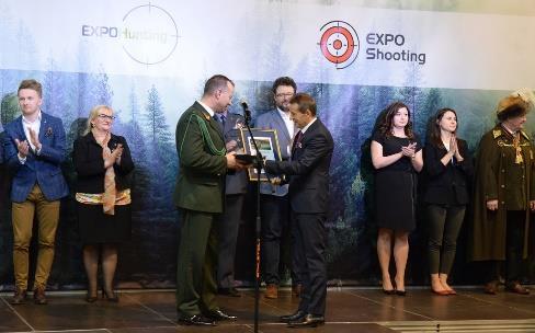 Podziękowanie za aktywną pomoc w rozwoju Targów EXPOHunting poprzez wsparcie merytoryczne