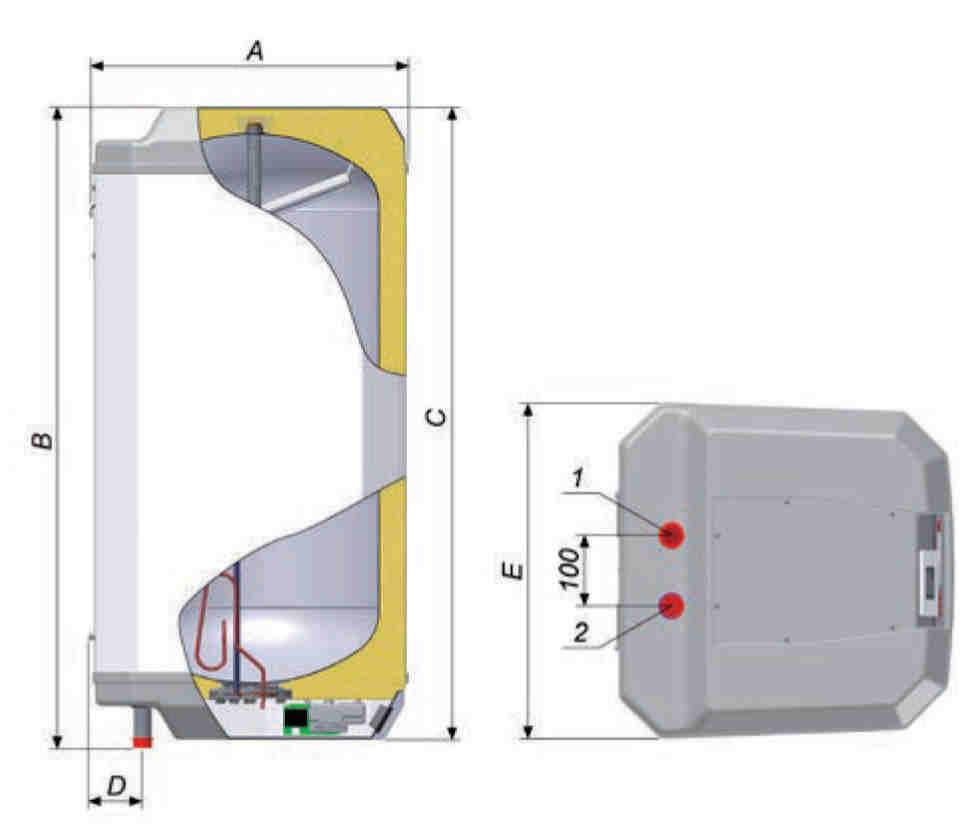 Elektryczne podgrzewacze wody serii VIKING SMART Parametry techniczne Jedn.