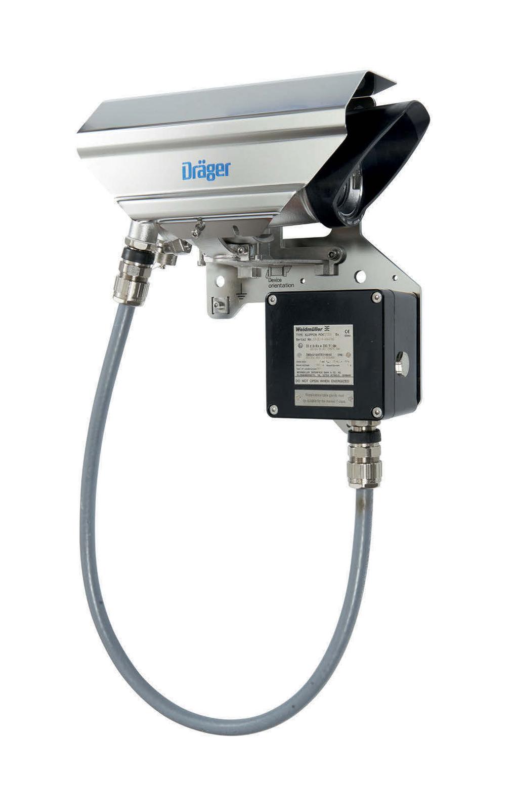 Dräger Pulsar 7000 Detekcja palnych gazów i par Dräger Pulsar 7000 to seria stacjonarnych detektorów typu open path do wykrywania wybuchowych węglowodorów w formie gazów i par.
