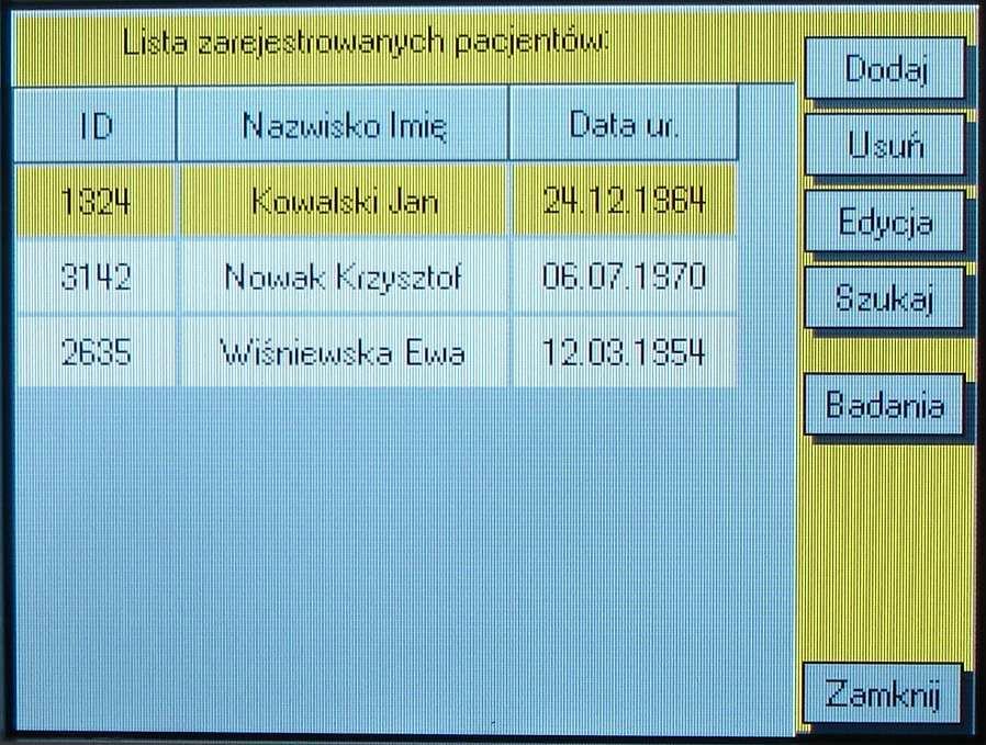 8.3. Czułość Czułość zapisu moŝe przyjmować jedną z wartości 2,5mm/mV, 5mm/mV, 10mm/mV, 20mm/mV. Zmianę czułości umoŝliwia klawisz. 8.4.