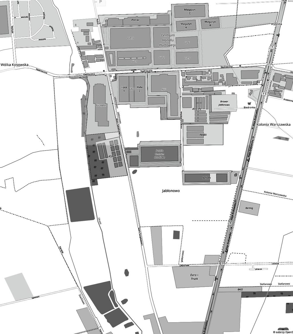 PLAN ORIENTACYJNY SKALA 1:10000