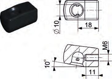 MOCOWANIA Z GWINTEM M6 ST