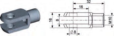 MOCOWANIA Z GWINTEM M10 ST