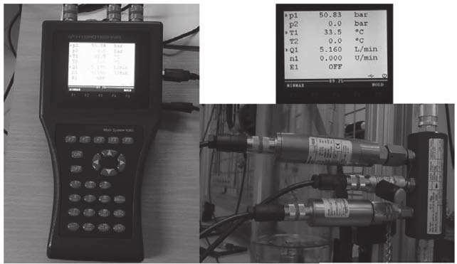 elementy hydrauliczne, elektrohydrauliczne oraz pomiarowe, budując dowolne układy badawcze. Elementy układu hydraulicznego łączone są ze sobą poprzez hydrauliczne przewody elastyczne i szybkozłącza.