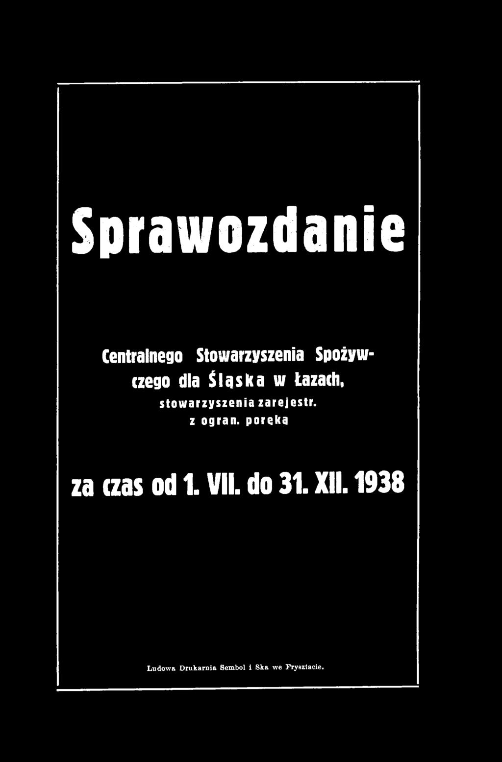 poreka za czas od 1. VII. do 31.