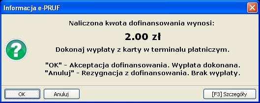 System sprawdza, czy karta jest waŝna i czy limit związany z kartą nie został jeszcze wyczerpany.