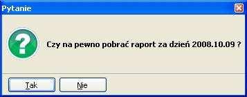 JeŜeli w danym dniu prowadzona była sprzedaŝ z wykorzystaniem epruf, to w kolumnie oznaczającej dzień takiej sprzedaŝy pojawi się stosowna ikona (jak na rys. 13 w dniu 09-10-2008).