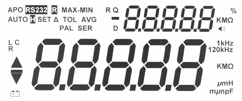 IMPEDANCJA Zakres Min Max Częstotliwość testu Częstotliwość testu 120Hz 1kHz uwaga 10MΩ 1kΩ 10,000MΩ ±(2,0%+8c) ±(2,0%+8c) po kalibracji OPEN 2MΩ 100Ω 1,9999MΩ ±(0,5%+5c) ±(0,5%+5c) po kalibracji