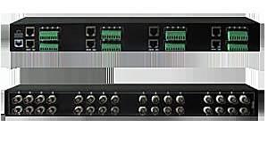 (SET) Zestaw konwerterów do przesyłu sygnału video w formatach AHD CVI TVI ANALOG oraz zasilania po skrętce.