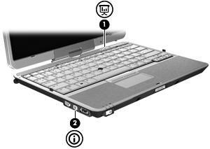 3 Korzystanie z przycisków HP Quick Launch Przyciski HP Quick Launch pozwalają na szybkie otwieranie często używanych programów, plików i stron internetowych.
