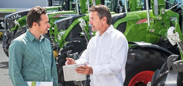 AGCO Finance finansowanie i umowy leasingowe - Fendt Care serwis i rozszerzenie gwarancji - Program maszyn używanych Fendt Certified Dealerzy Fendt zawsze chętnie służą pomocą i mają tylko jeden
