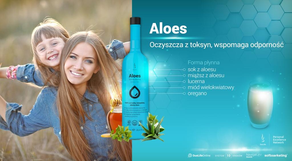 Gdy obecności pasożytów towarzyszą problemy jelitowe Duo Life Aloes Duo Life Aloes zawiera sok z aloesu, miąższ z aloesu, miód wielokwiatowy, ekstrakt z oregano.