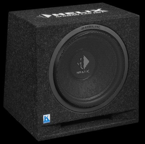 K 12E SUBWOOFER 30CM W SKRZYNI BASS-REFLEX 300W Impedancja: 2 x 2Ω Wymiary: 400 x 400 x 345 mm 1099 K 10E SUBWOOFER 25CM W SKRZYNI BASS-REFLEX 300W Impedancja: 2 x 2Ω Skuteczność: 88dB Wymiary: 365 x