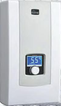 Elektryczne przepływowe podgrzewacze wody PPE electronic LCD Podgrzewacze ze sterowaniem elektronicznym i wyświetlaczem LCD w bezkonkurencyjnej cenie Zastosowanie od 1kW Wyświetlacz LCD Wyświetlacz