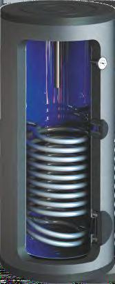 I Pionowe wymienniki c.w.u. SW/SWZ Termo Max Wymienniki z wężownicą spiralną idealne do ogrzewania wody przy współpracy z kotłem c.o. 100% jakości model SW anoda - do 500 l.
