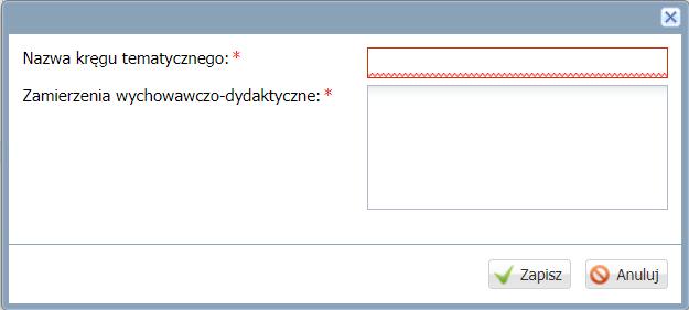 Prowadzenie dziennika przedszkola Wprowadzanie kręgów tematycznych do utworzonego planu pracy Miesięczny plan pracy można