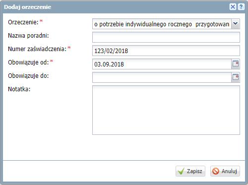 Prowadzenie dziennika przedszkola Przejść do zakładki Nauczyciel, Wybrać na wstążce ikonę Schemat oceniania opisowego.