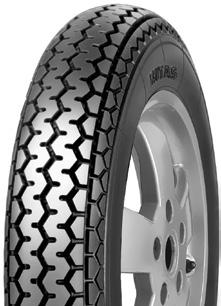 MC 22 ELEGANCE 573955 100/80-10 53L 4PR 573961 120/70-10 54L 6PR Wielofunkcyjna opona z dobrymi osiągami zarówno na drogach