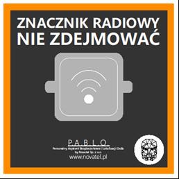 Lokalizacyjnego (OZL), odebrany zostanie ID znacznika, a następnie za pomocą sieci radiowej wysłany do jednostki centralnej zostanie pakiet informujący o