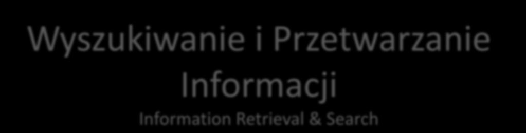 Informacji Information