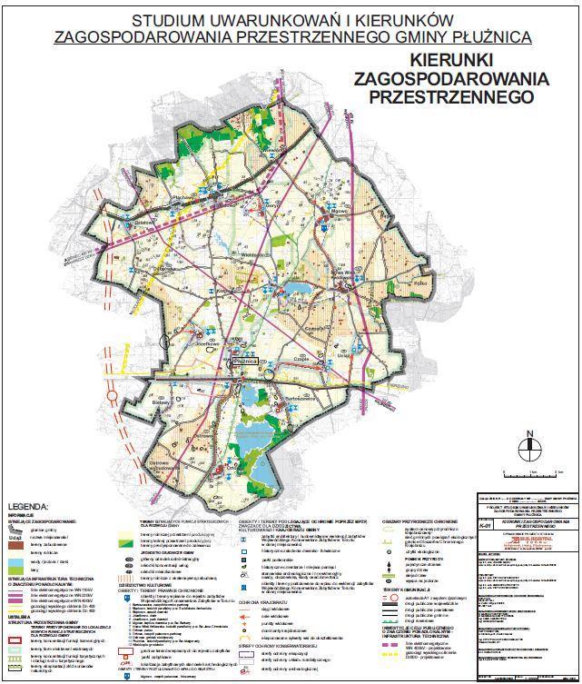 Mapa 3 Kierunki zagospodarowania przestrzennego Regionalne