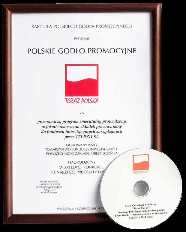 Efektywność Naszą wizytówką są nasze wyniki: PZU Polonez jest wśród pięciu najlepiej zarabiających funduszy dłużnych w ciągu ostatnich pięciu lat* PZU Oszczędnościowy zajmuje trzecią pozycję wśród