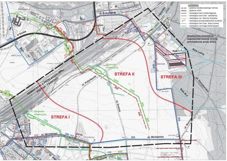 64% (36,7ha) terenów Miasta Poznań i 36% (21,0ha) terenów Skarbu Państwa.