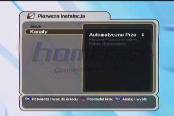 wyszukiwanie kanałów zmień parametr modulacja na 256QAM